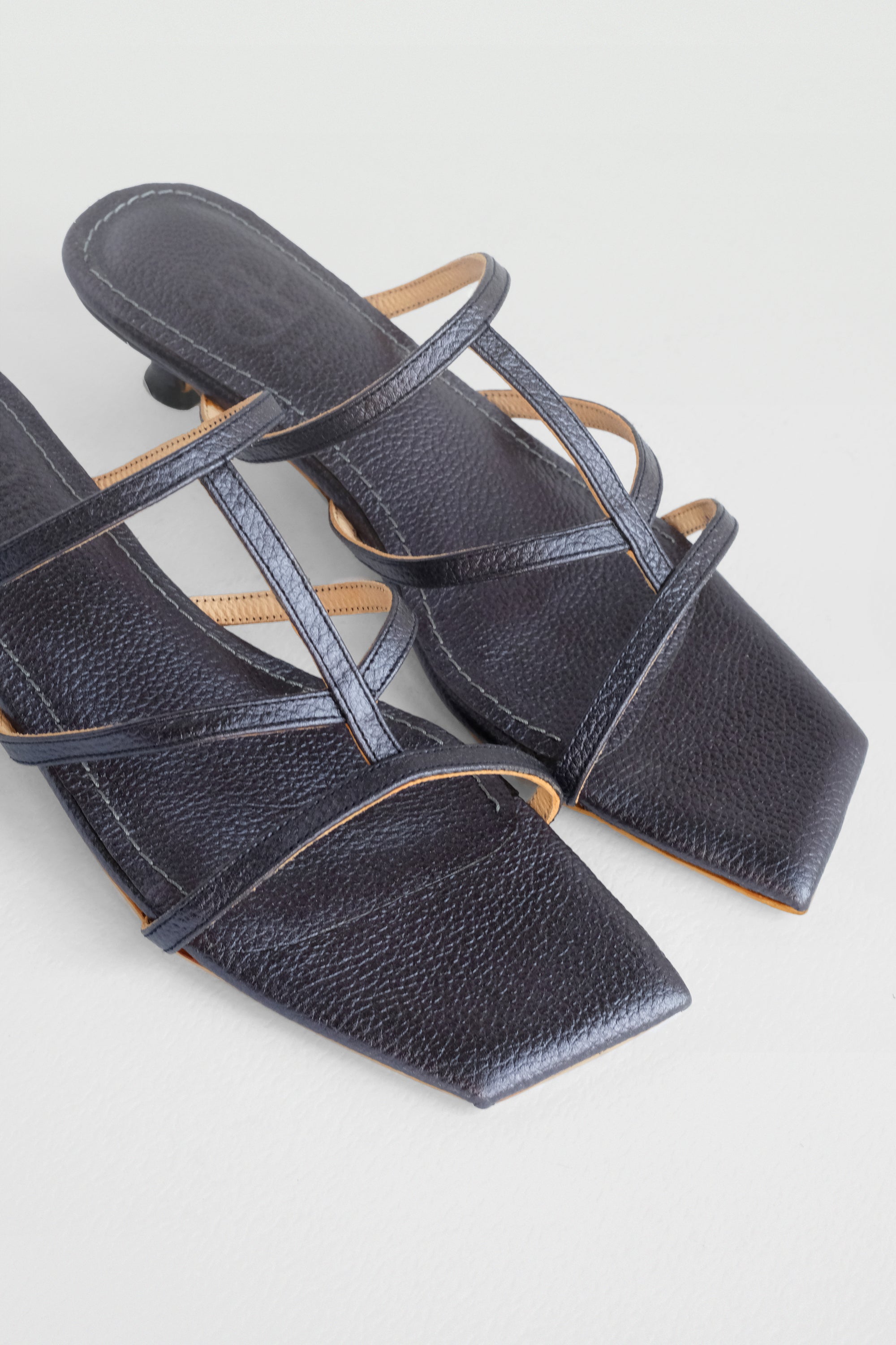 Jemima Sandals in Metallic Blue