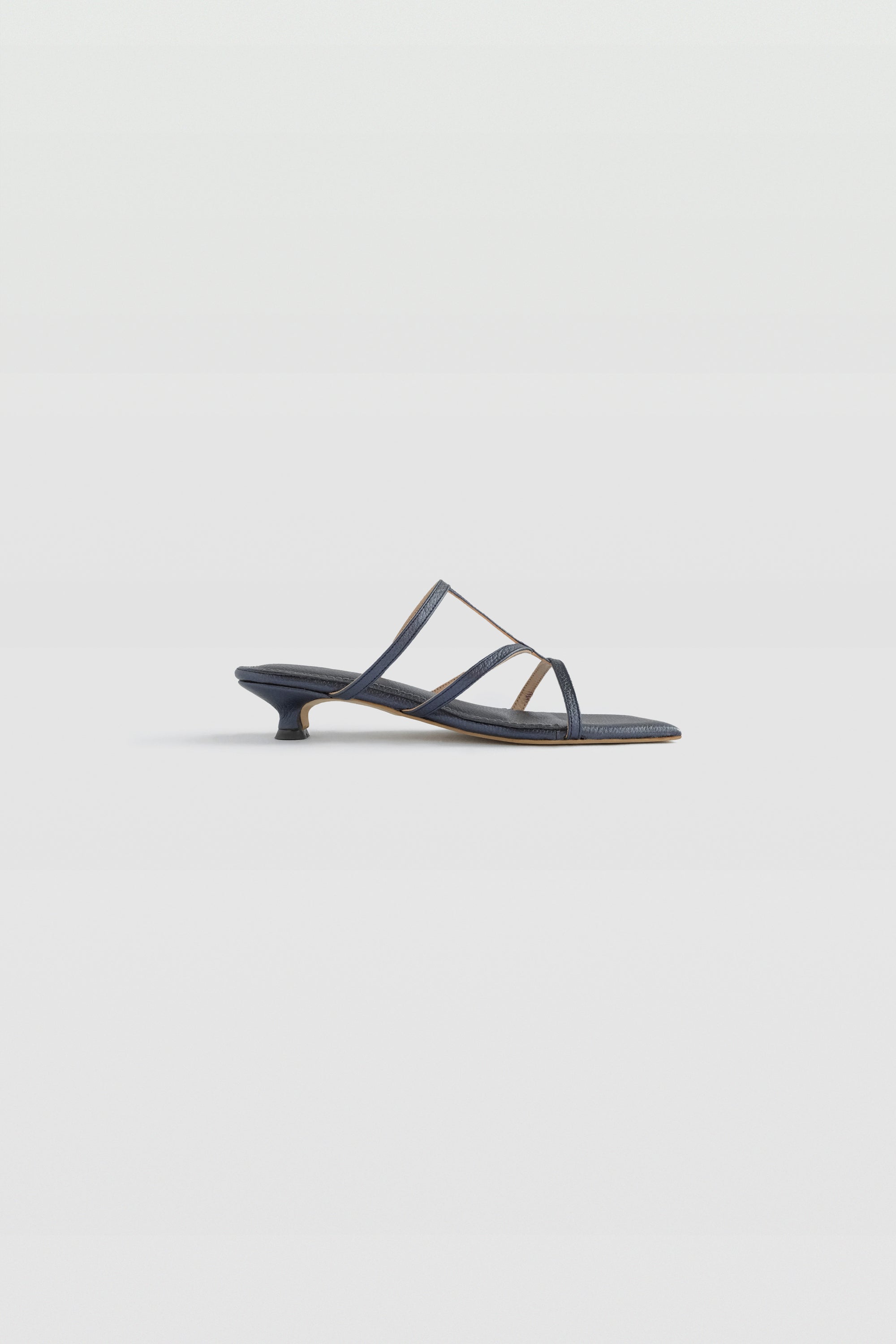 Jemima Sandals in Metallic Blue