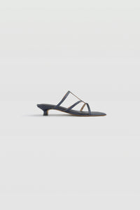 Jemima Sandals in Metallic Blue