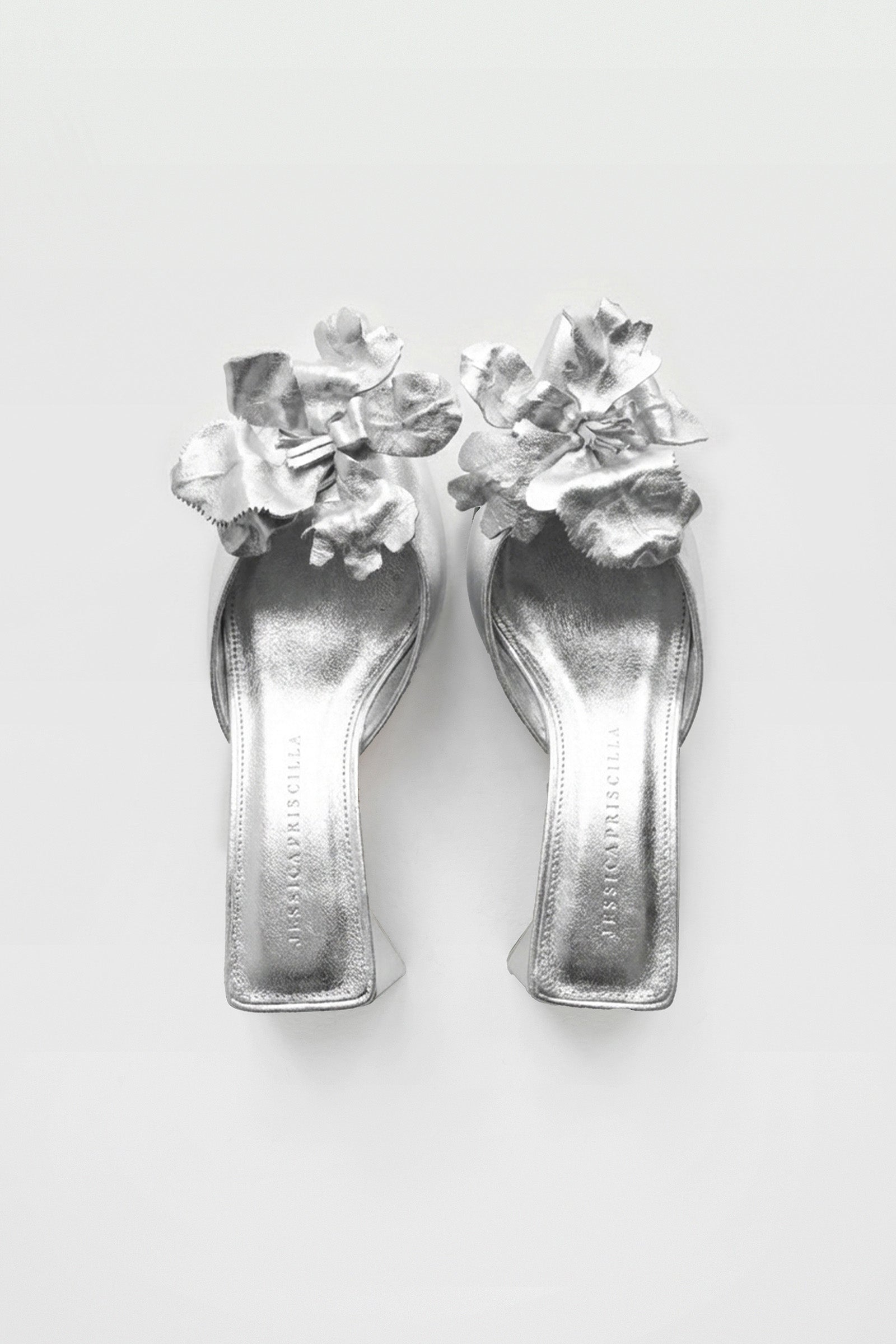 Jireh Heels V in Light Silver