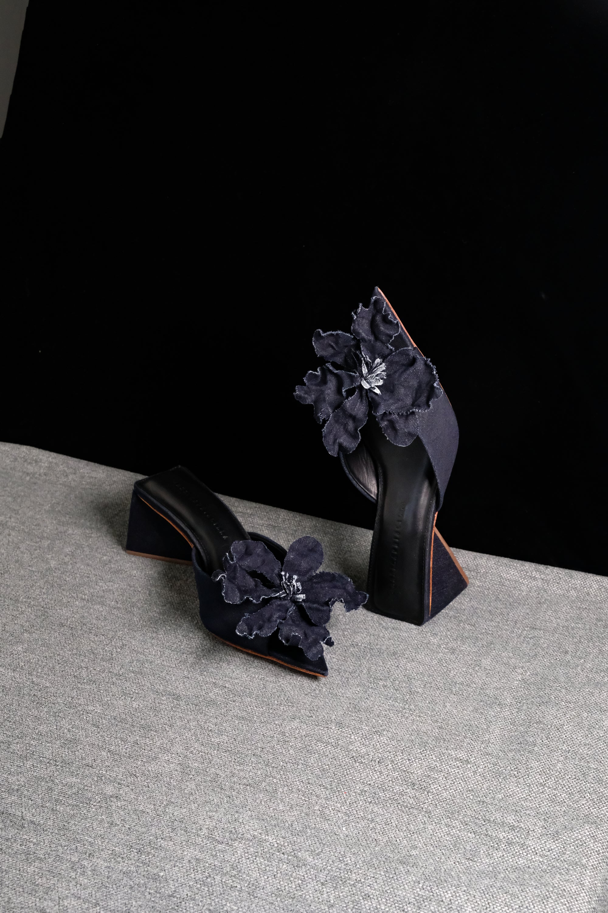 Jireh Heels IV in Denim