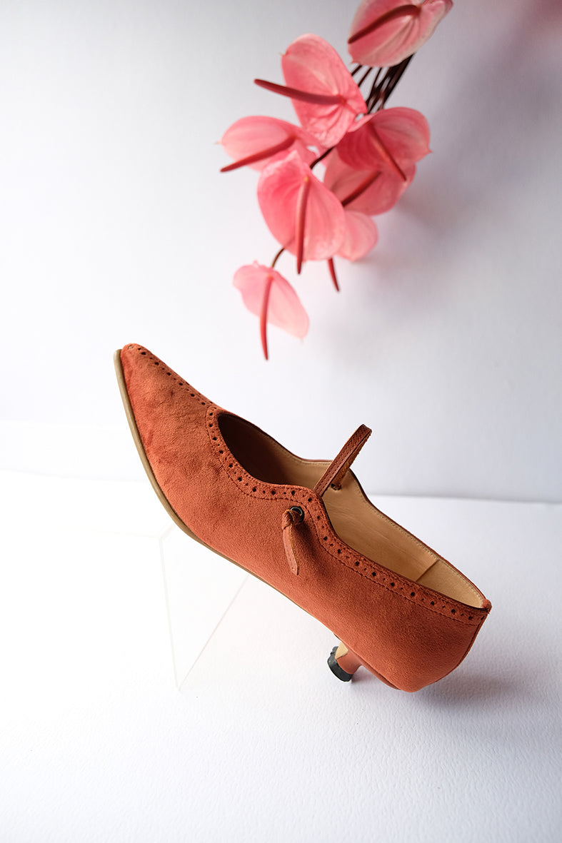 Selah Shoes in Dark Orange