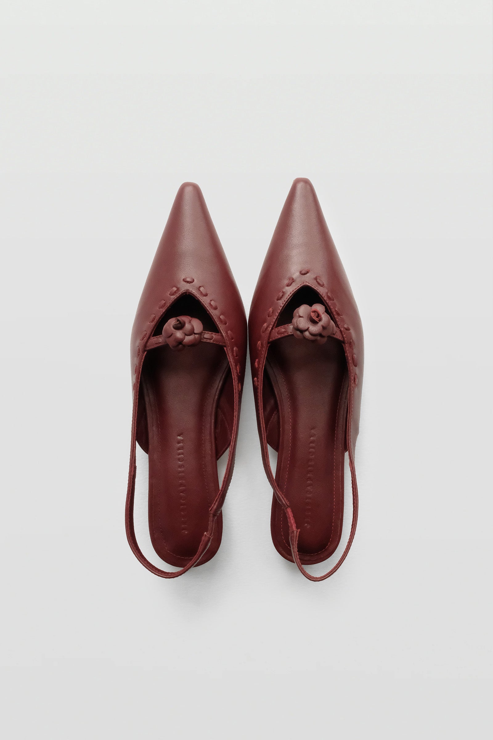 Valencia Slingback in Maroon