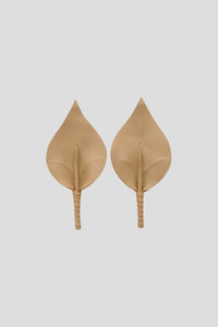 Calla Lily Clip On Shoes Accessories in Beige