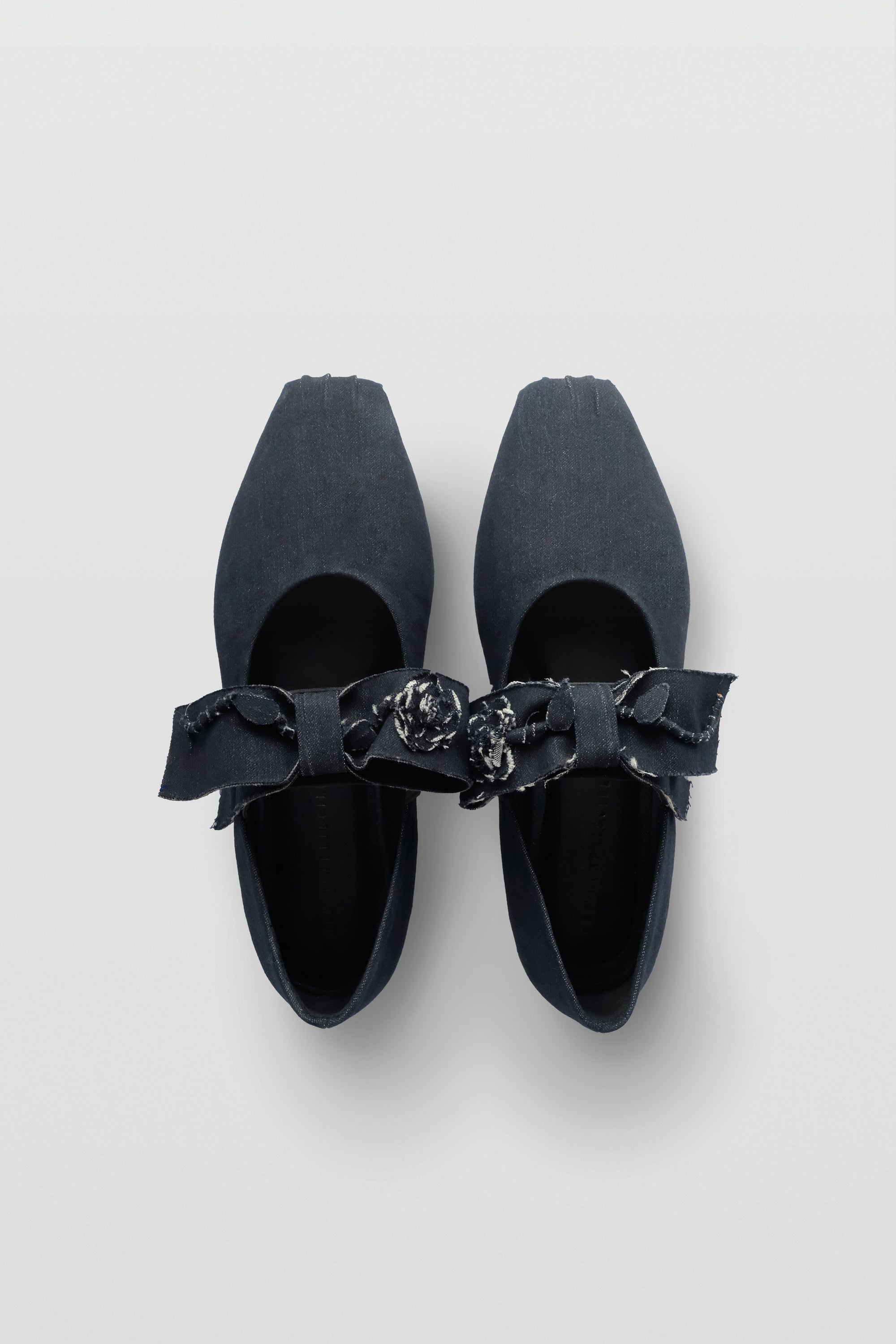 Evelina Ballet Flats in Denim