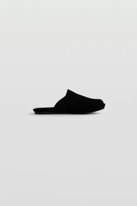 Flowers Don't Worry Home Slippers in Black