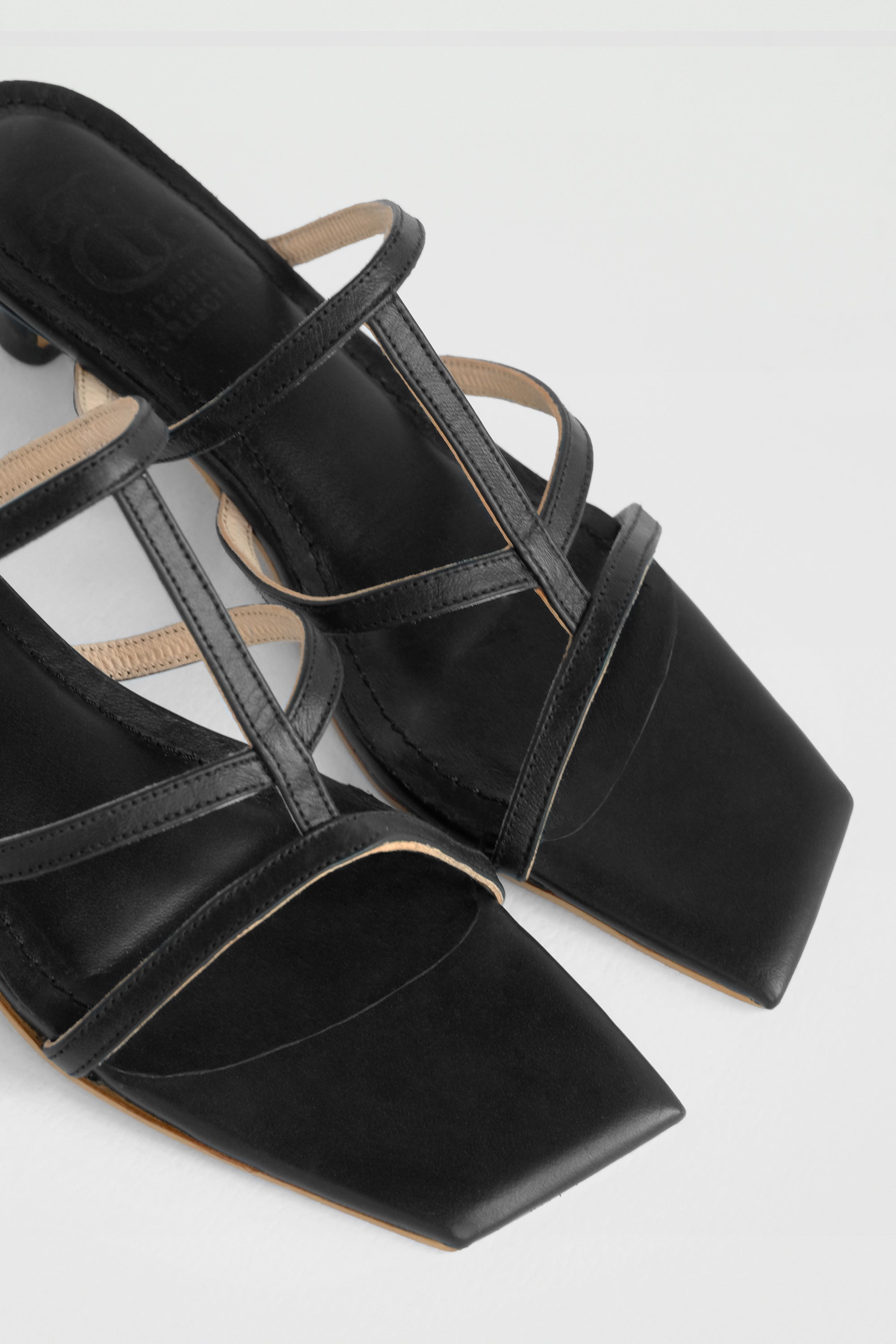 Jemima Sandals in Black