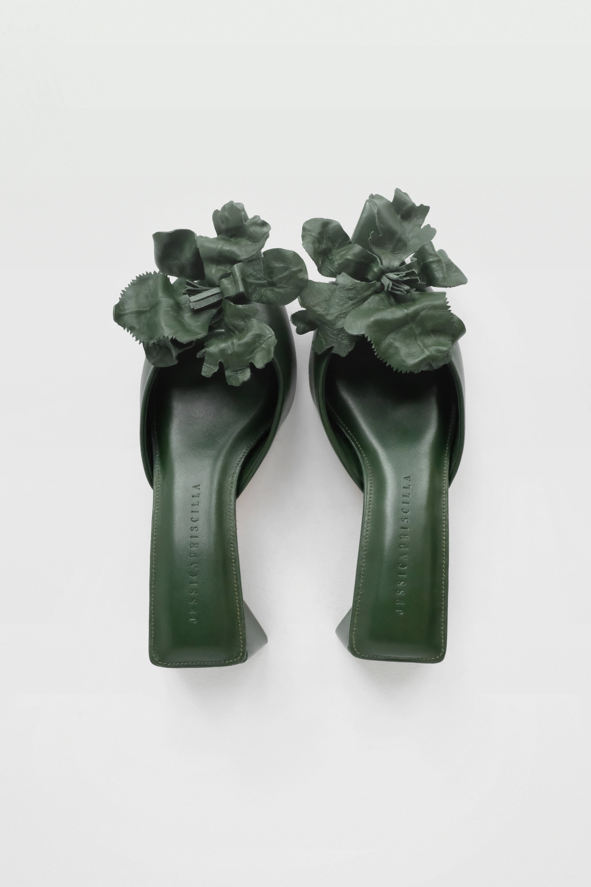 Jireh Heels III.II in Emerald Green