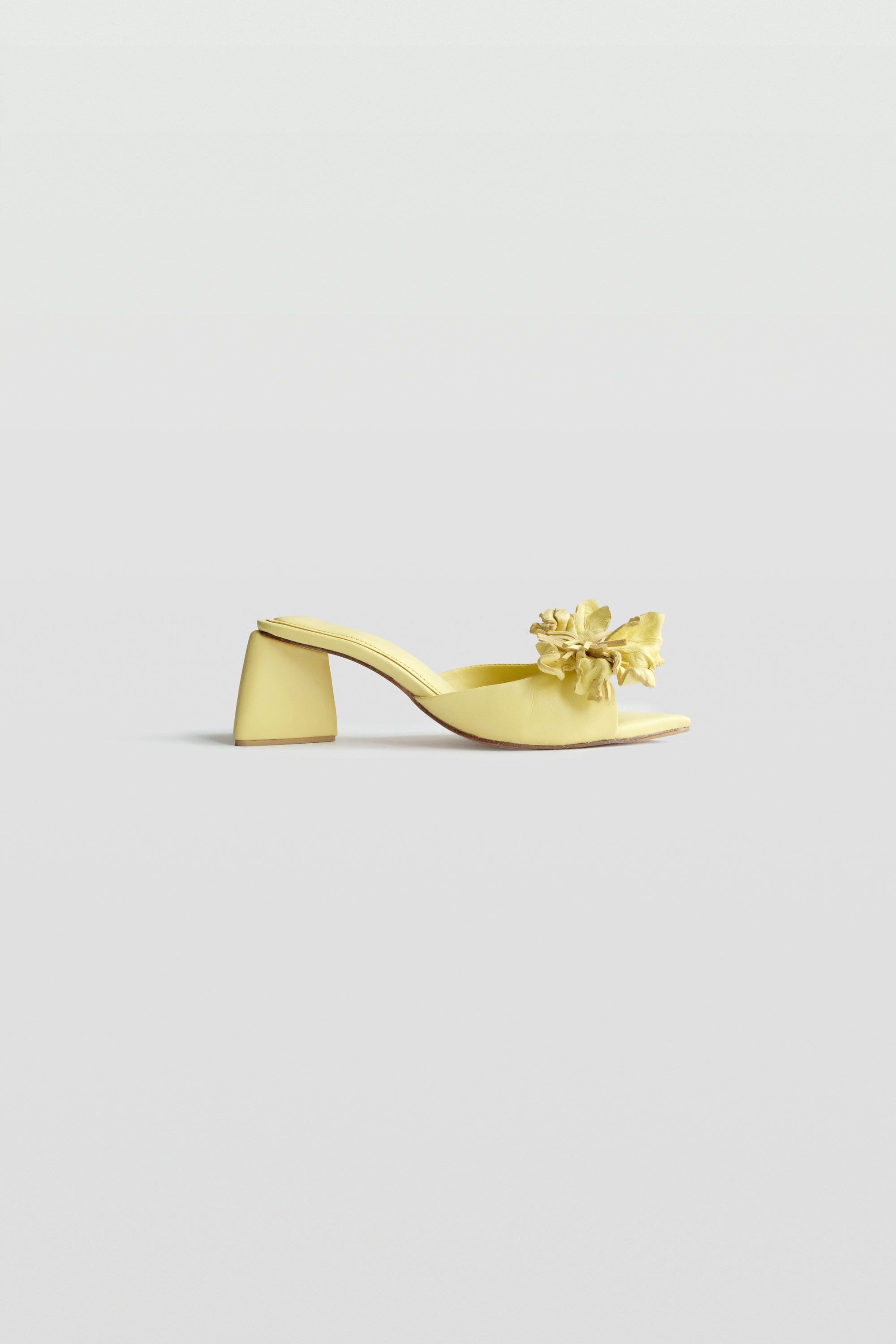 Jireh Heels I in Pastel Yellow