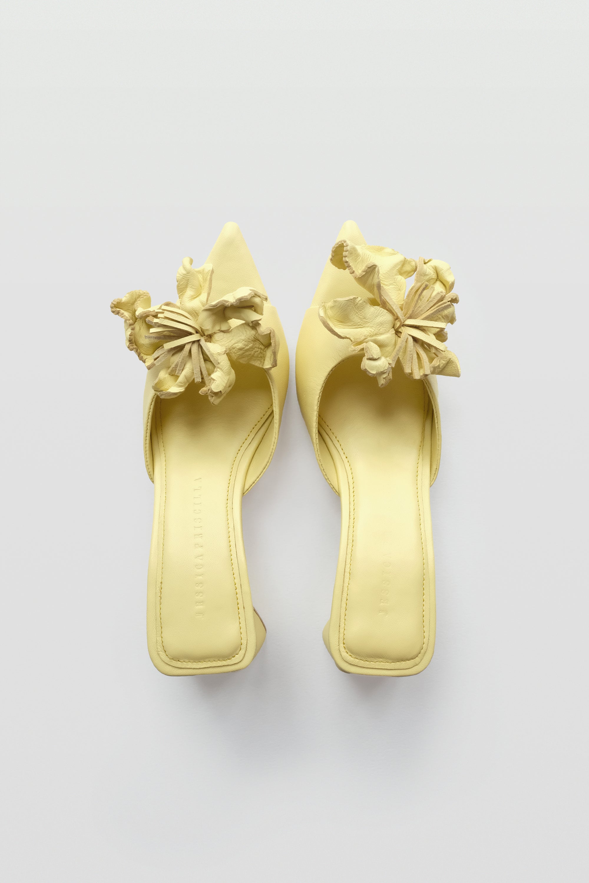 Jireh Heels I in Pastel Yellow