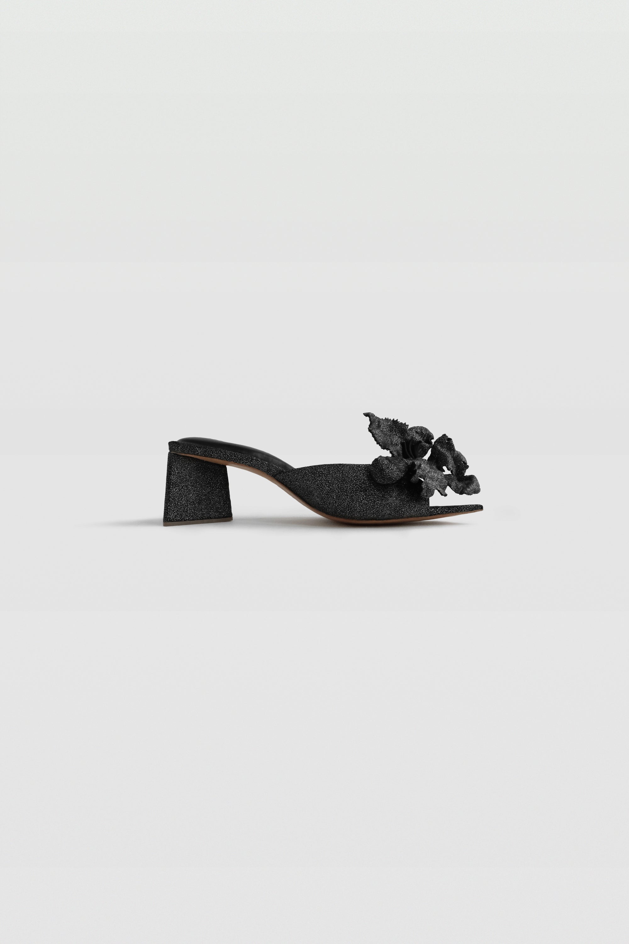Jireh Heels IV in Sparkling Black