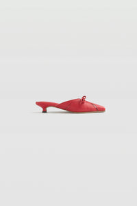 Lucy Mules in Red