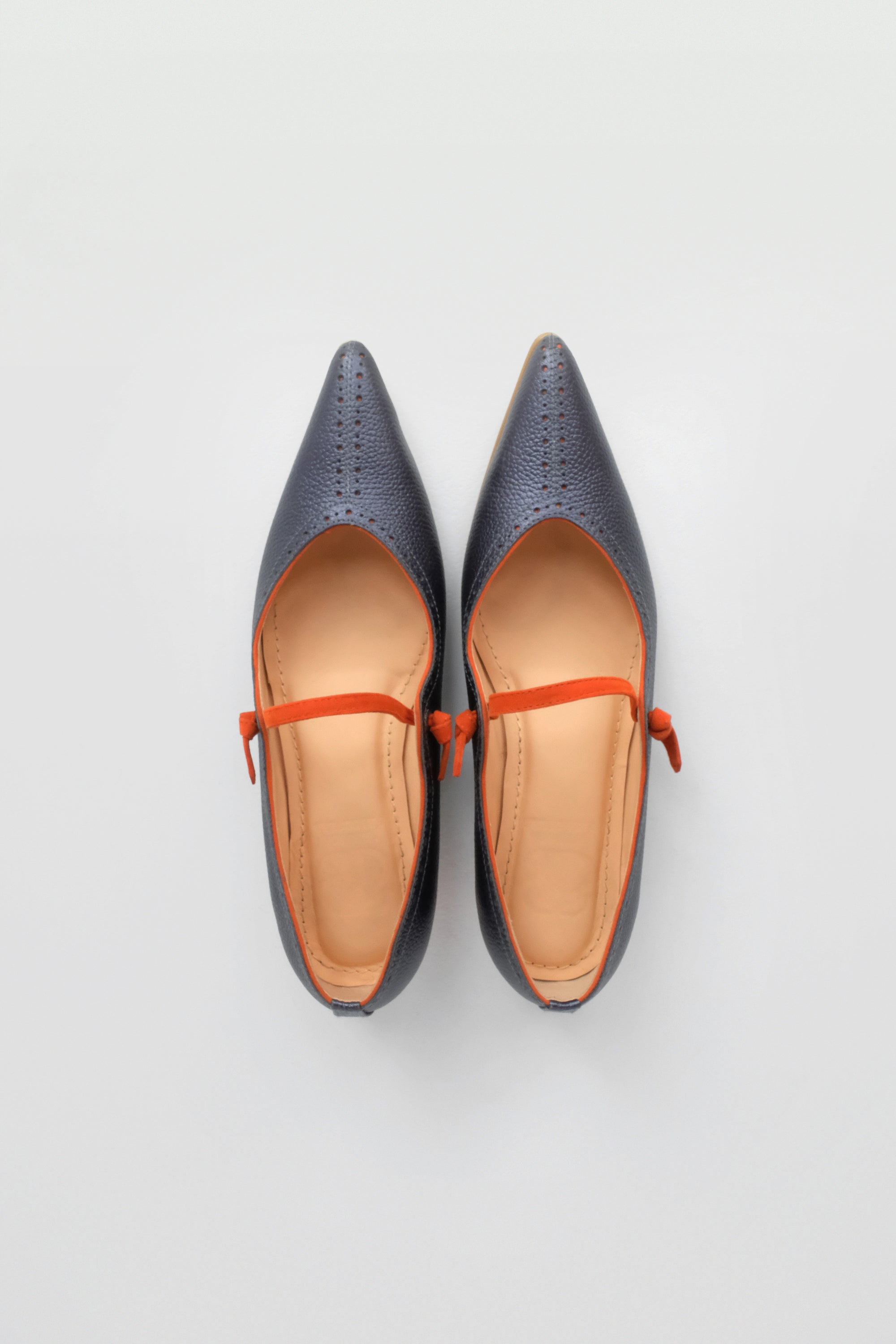 Selah Shoes in Metallic Navy