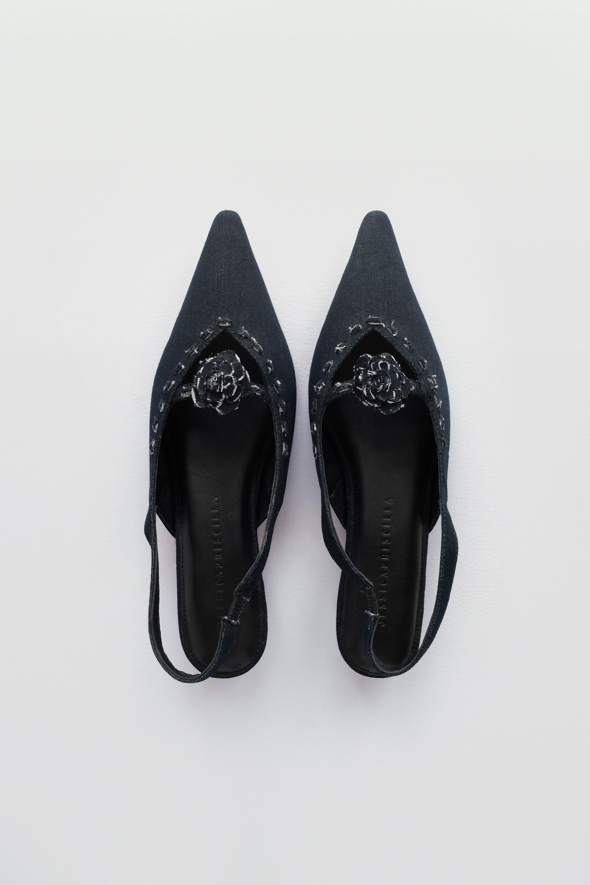 Valencia Pumps in Denim